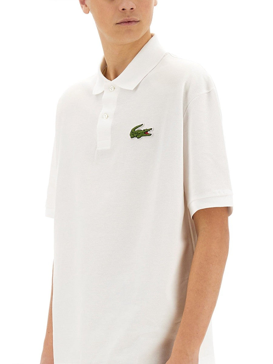 LOOSE FIT PIQUE POLO SHIRT