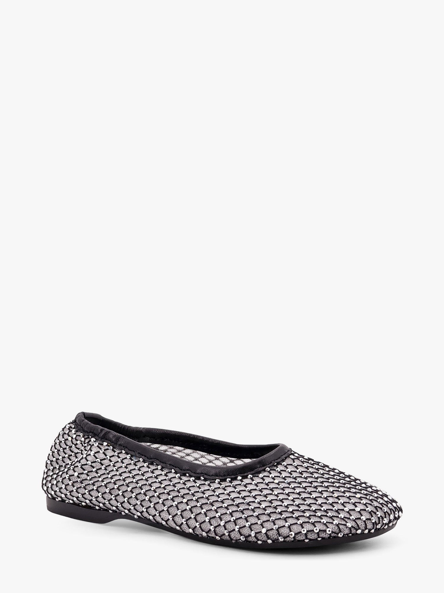 Lorain mesh ballerinas with rhinestones inserts