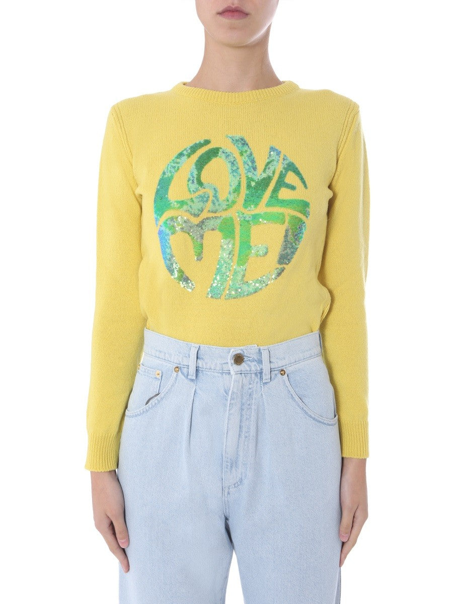Round Neck Love Me Sweater