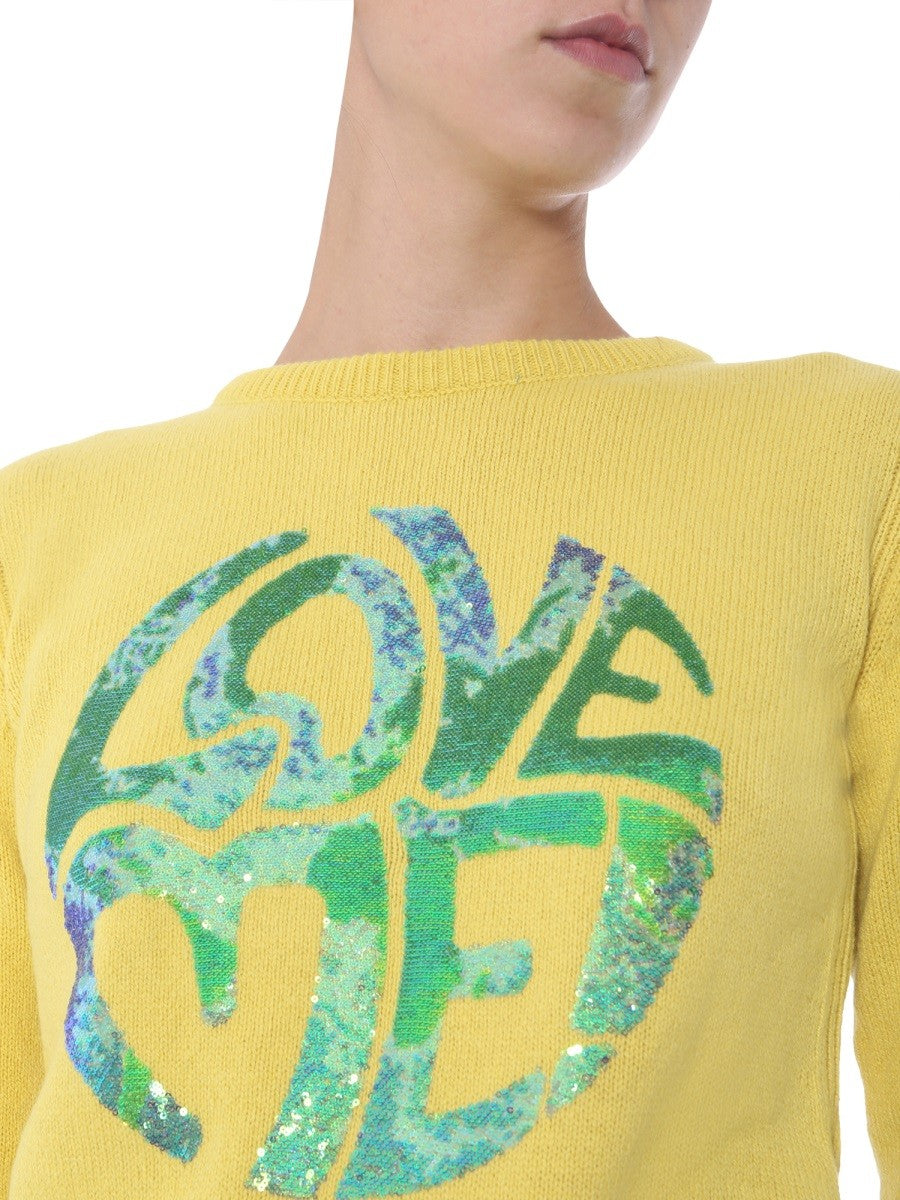 Round Neck Love Me Sweater