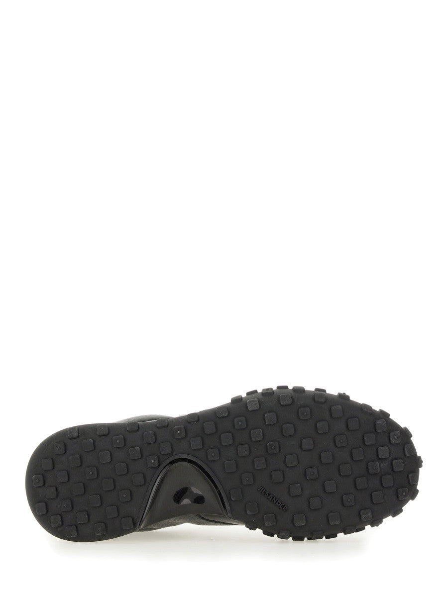 BASKETS BASSES EN CUIR