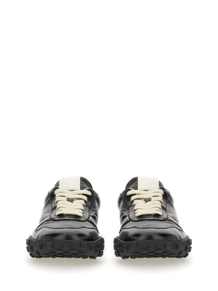 BASKETS BASSES EN CUIR
