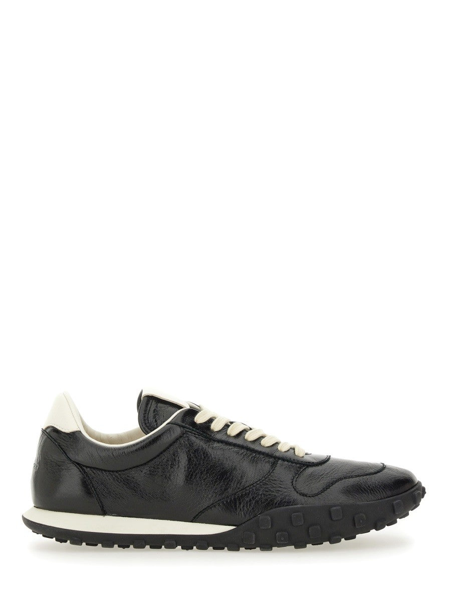 BASKETS BASSES EN CUIR