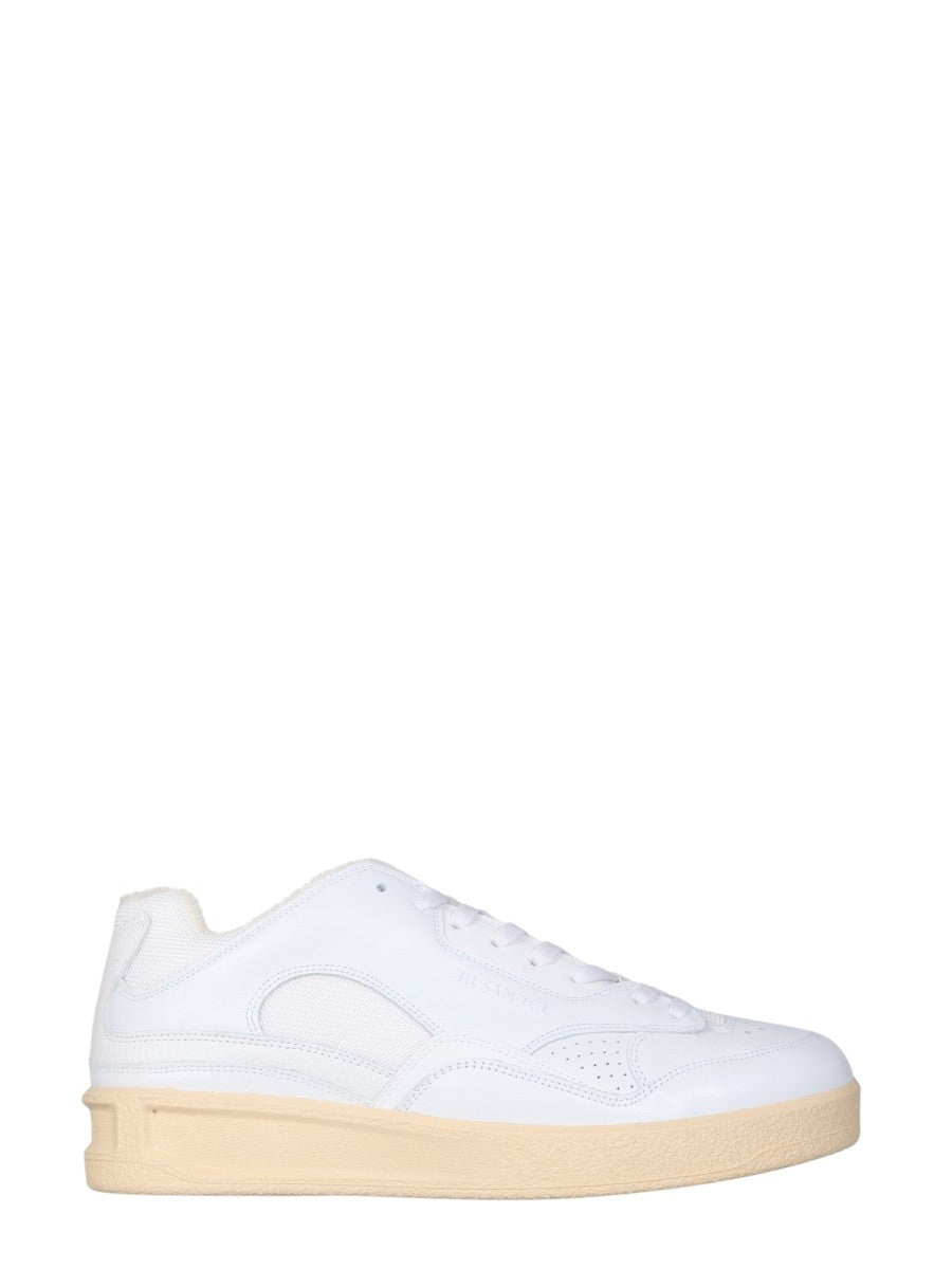 BASKETS BASSES EN CUIR