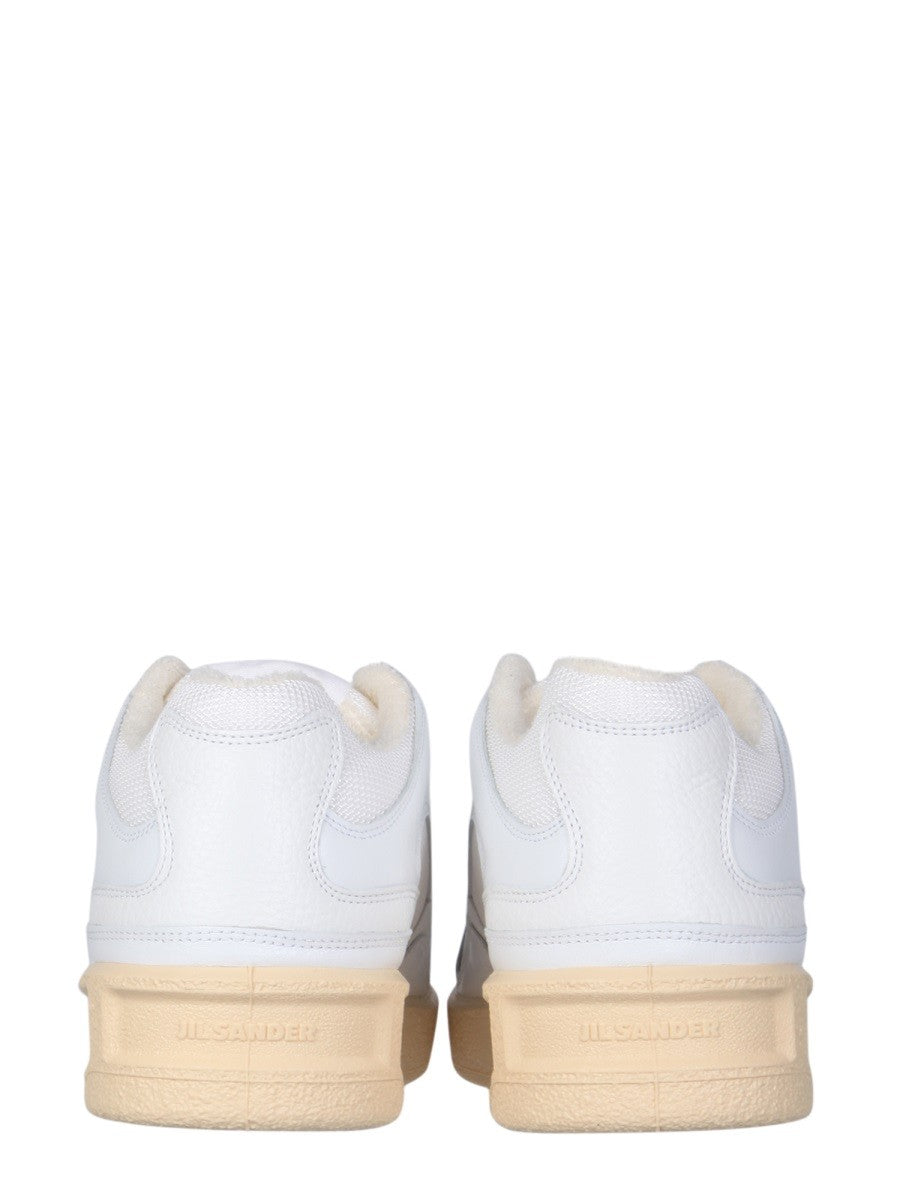 BASKETS BASSES EN CUIR
