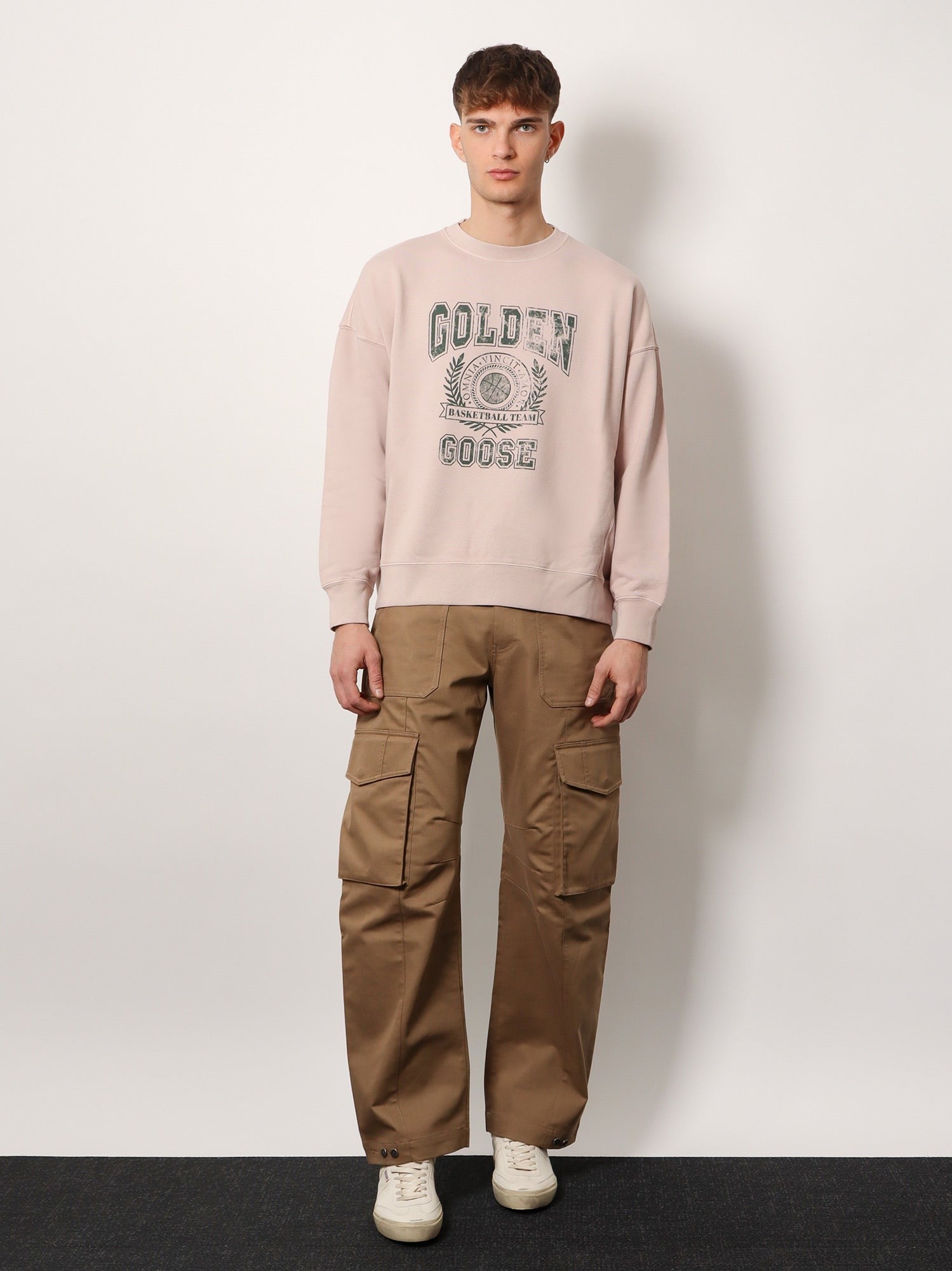 スウェット・トレーナー GOLDEN  DELUXE BRAND M's nelson organic cotton M's nelson organic cotton with frontal logo | Golden Goose
