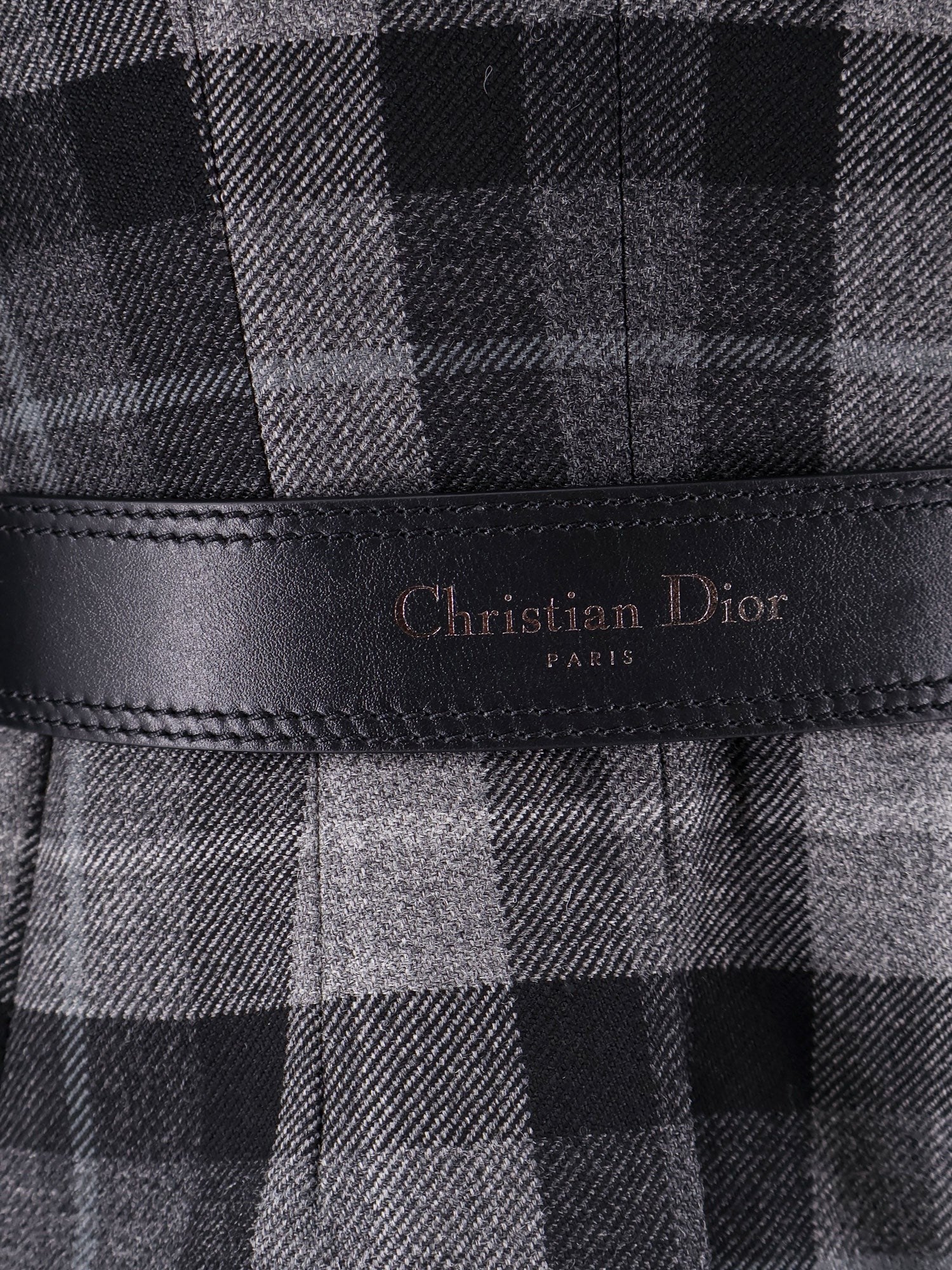 Madras Blazer With Belt And Removable Scarf