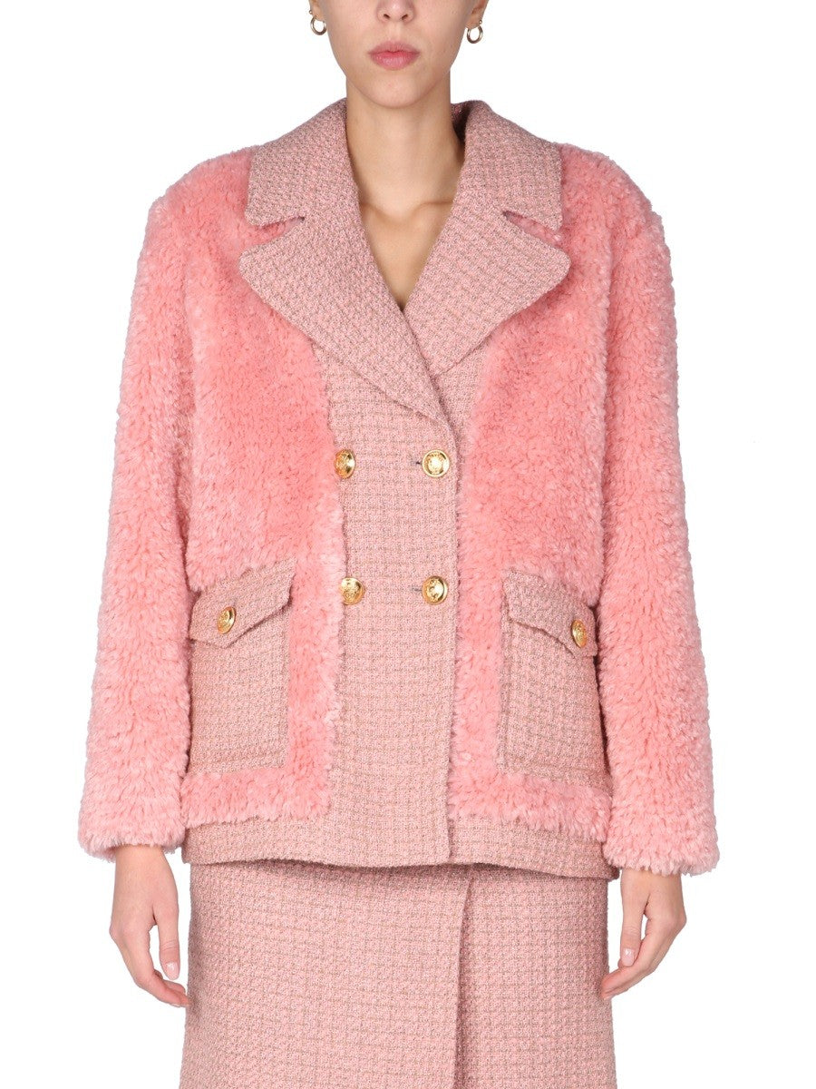 Double-Breasted Mat Jacket