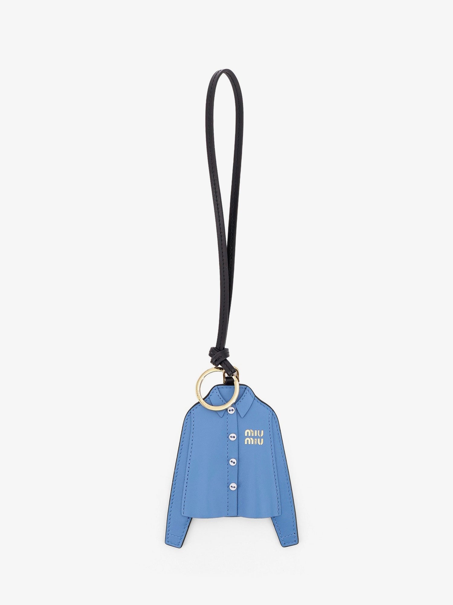 Porte-clés en cuir Miu Shirt
