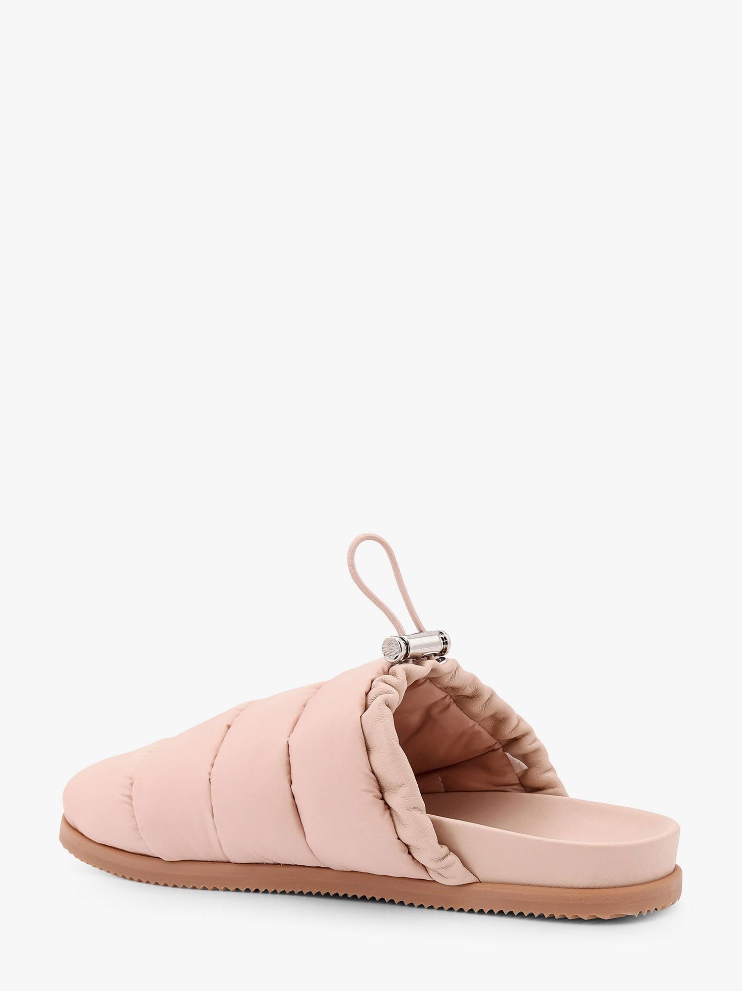 サンダル・ミュール MONCLER Mon pocket padded leather and nylon mule Rosa Mon pocket padded leather and nylon mule | Moncler | Basement 88