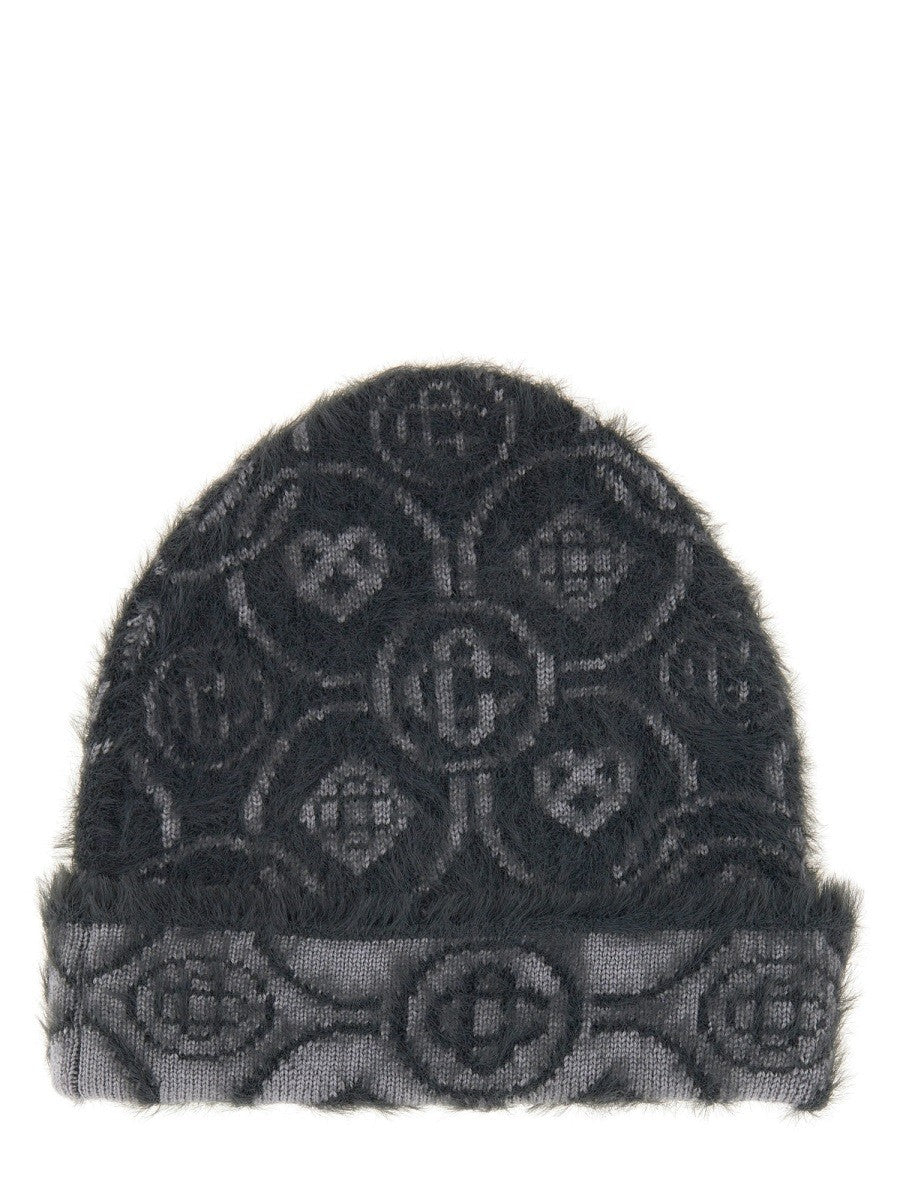 MONOGRAM MOHAIR BEANIE