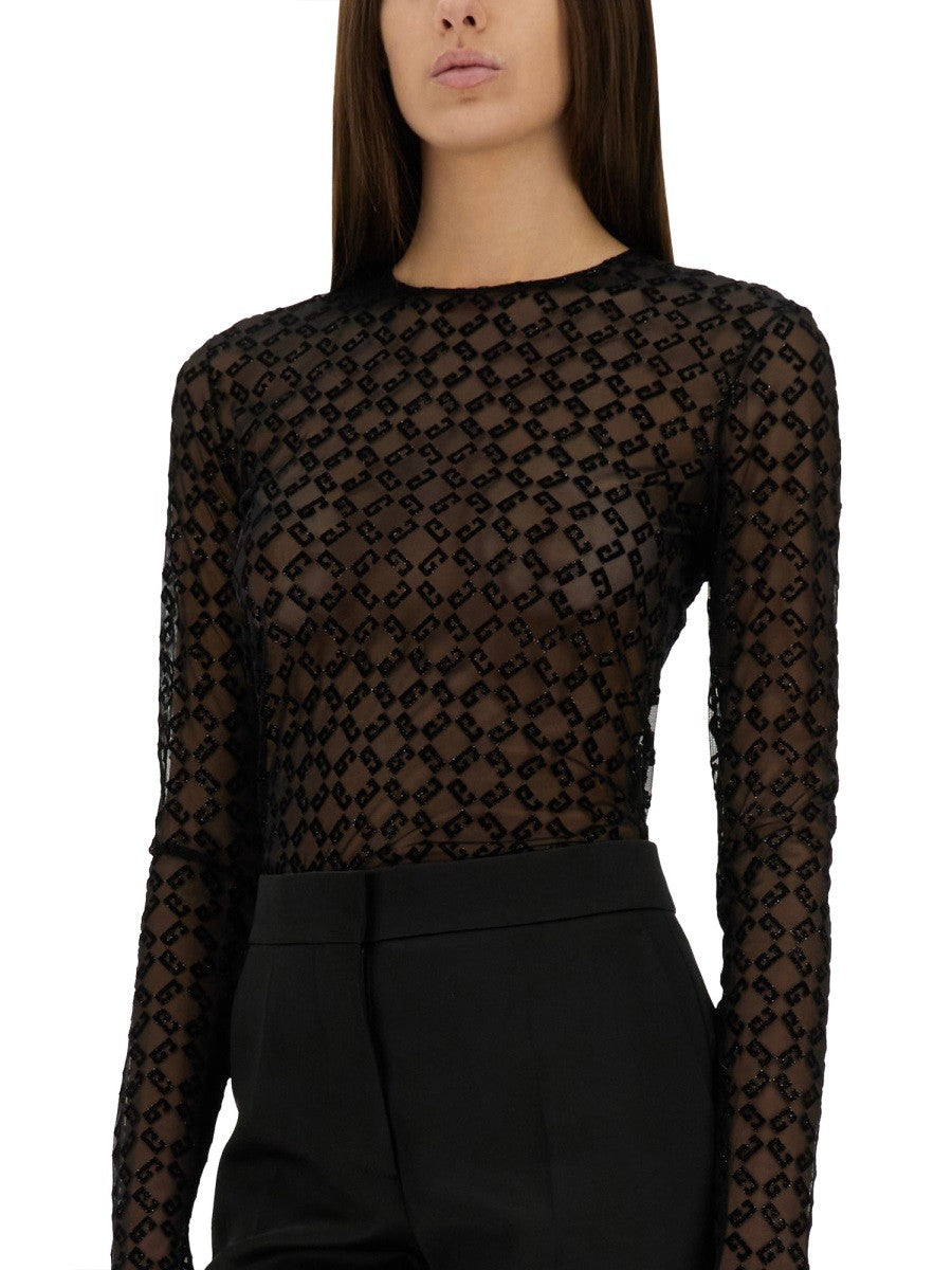 BODY EN TULLE MONOGRAMME