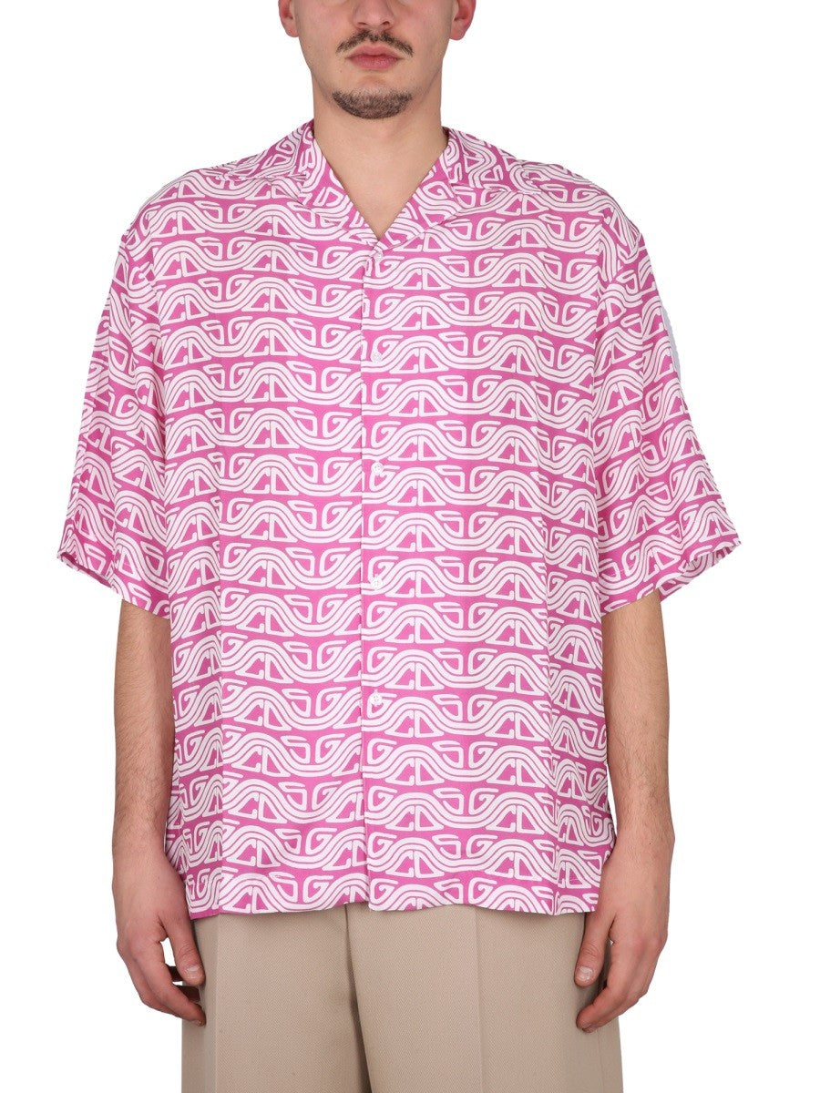CHEMISE MONOGRAMME ONDULÉ