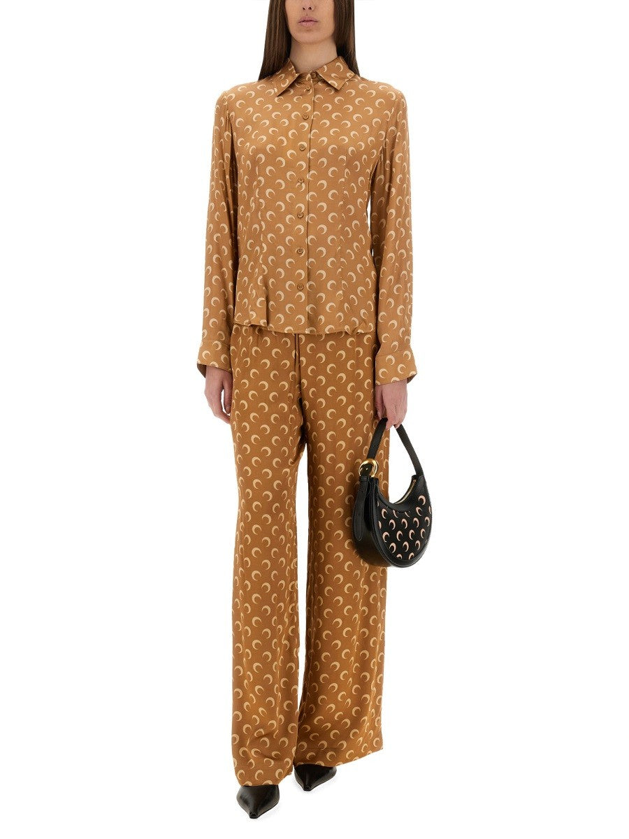 CHEMISE EN SATIN LUNE