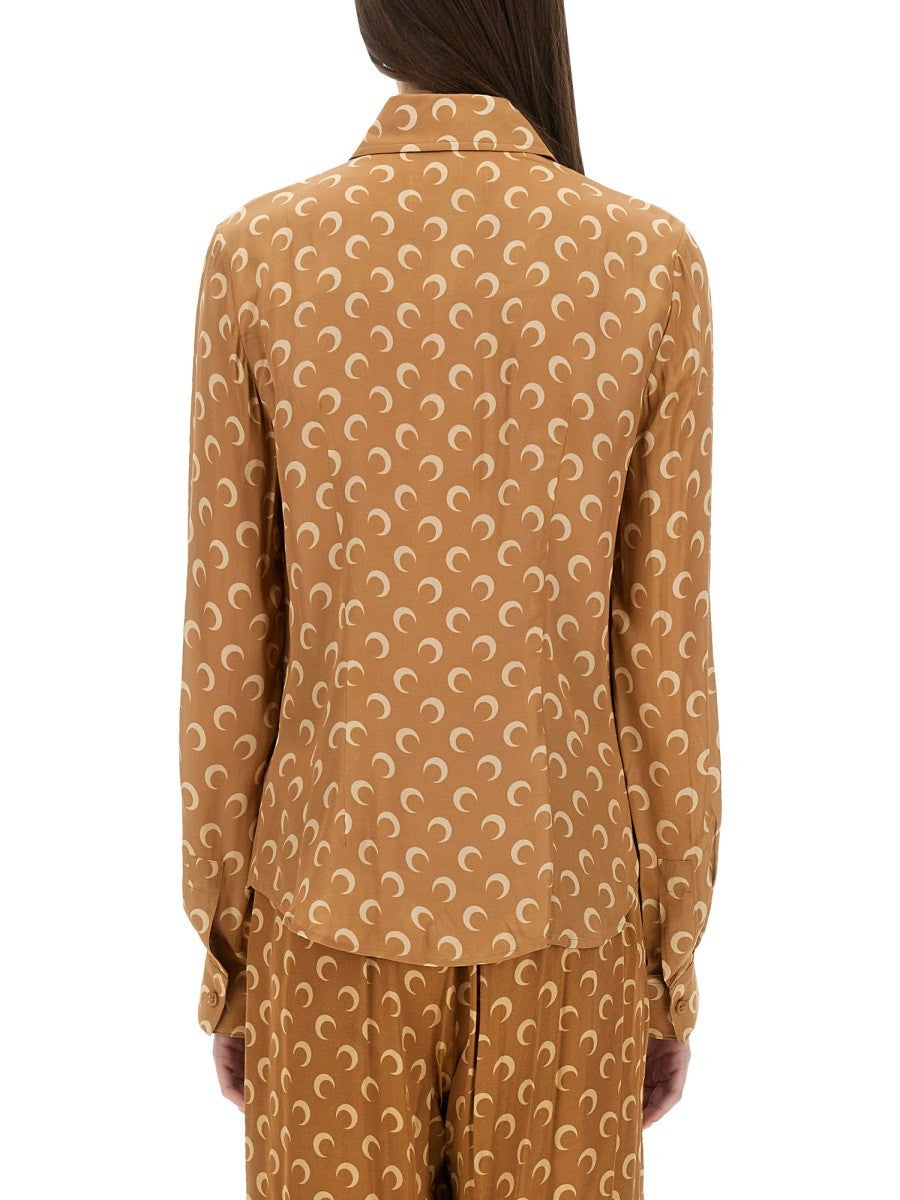 CHEMISE EN SATIN LUNE