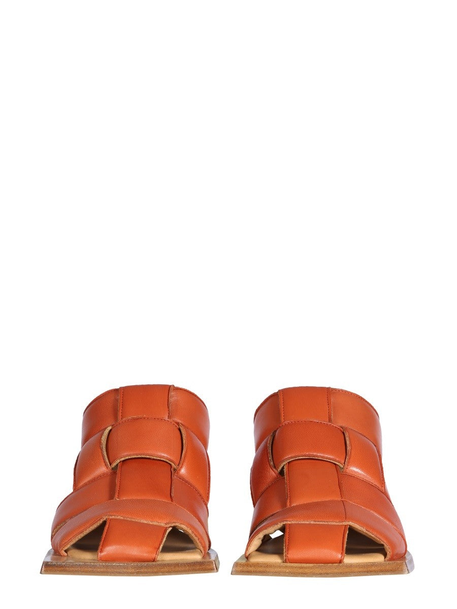 MULE MAYTE BRICK SANDALS | Basement 88