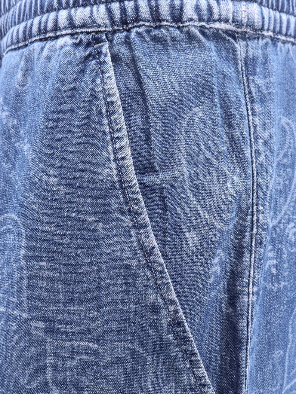 Elastic Waistband Namibia Light Denim Jeans