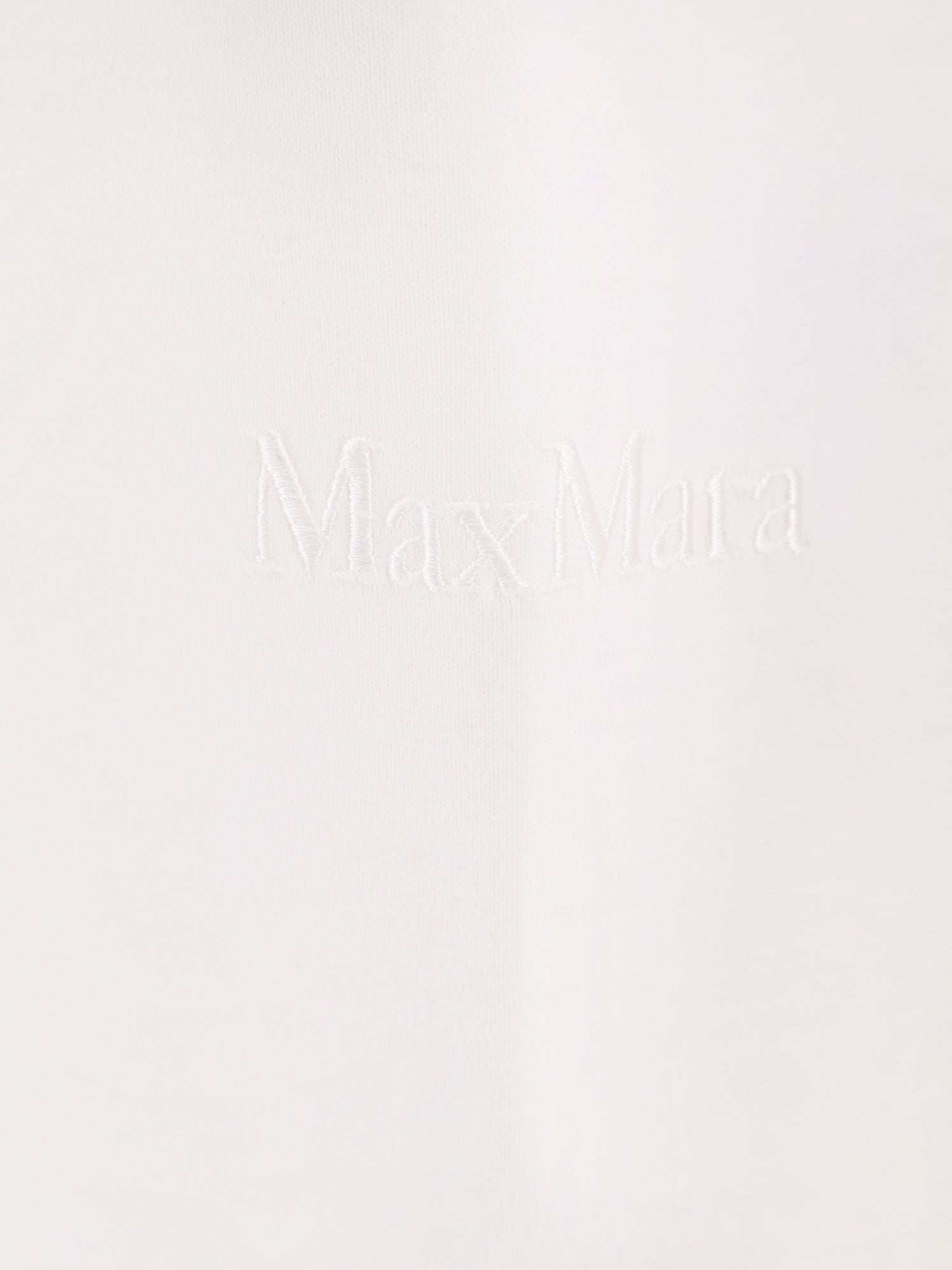 Nerina Cotton T-Shirt With Max Mara Embroidery