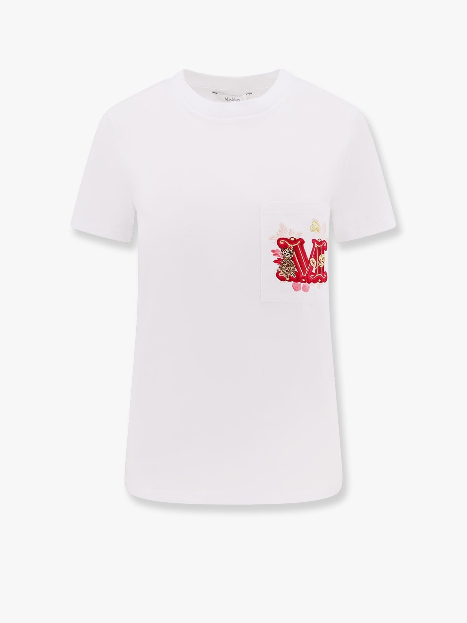 Ribbed Crew-Neck Cotton T-Shirt