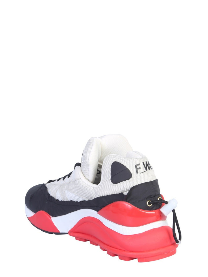 NYLON AND MESH SNEAKERS | Basement 88
