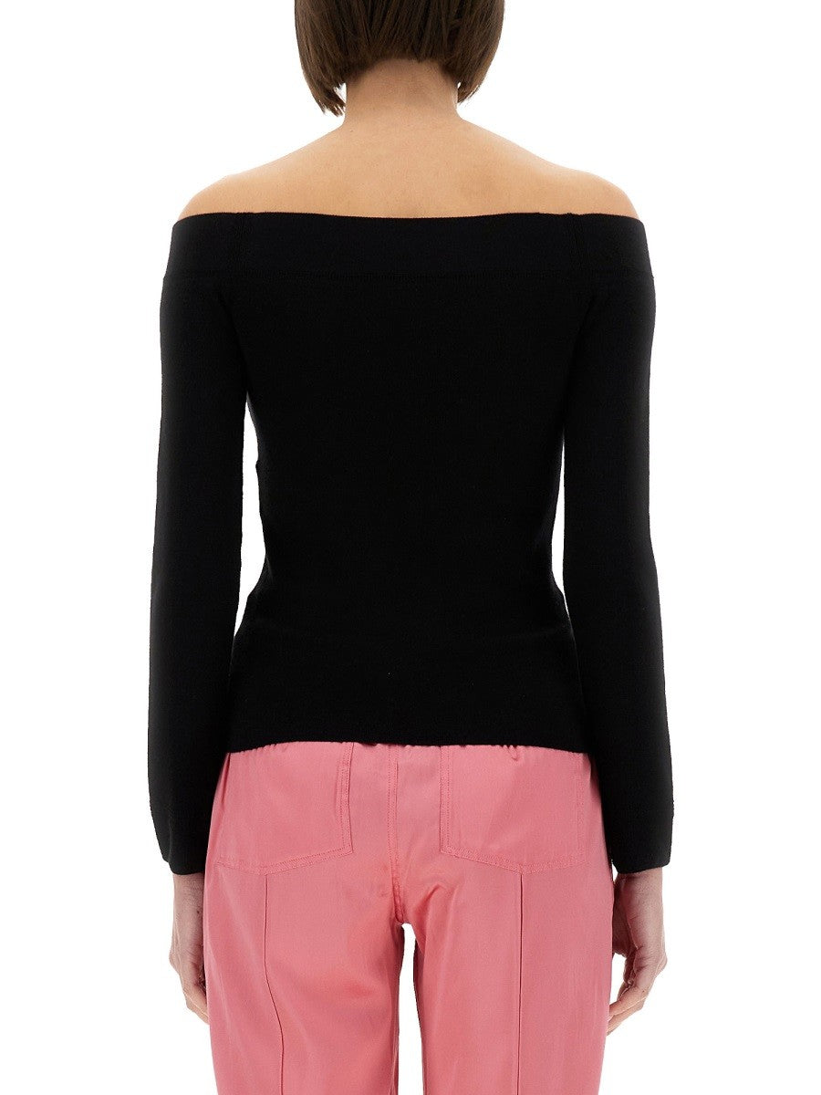 OFF THE SHOULDER KNIT TOP