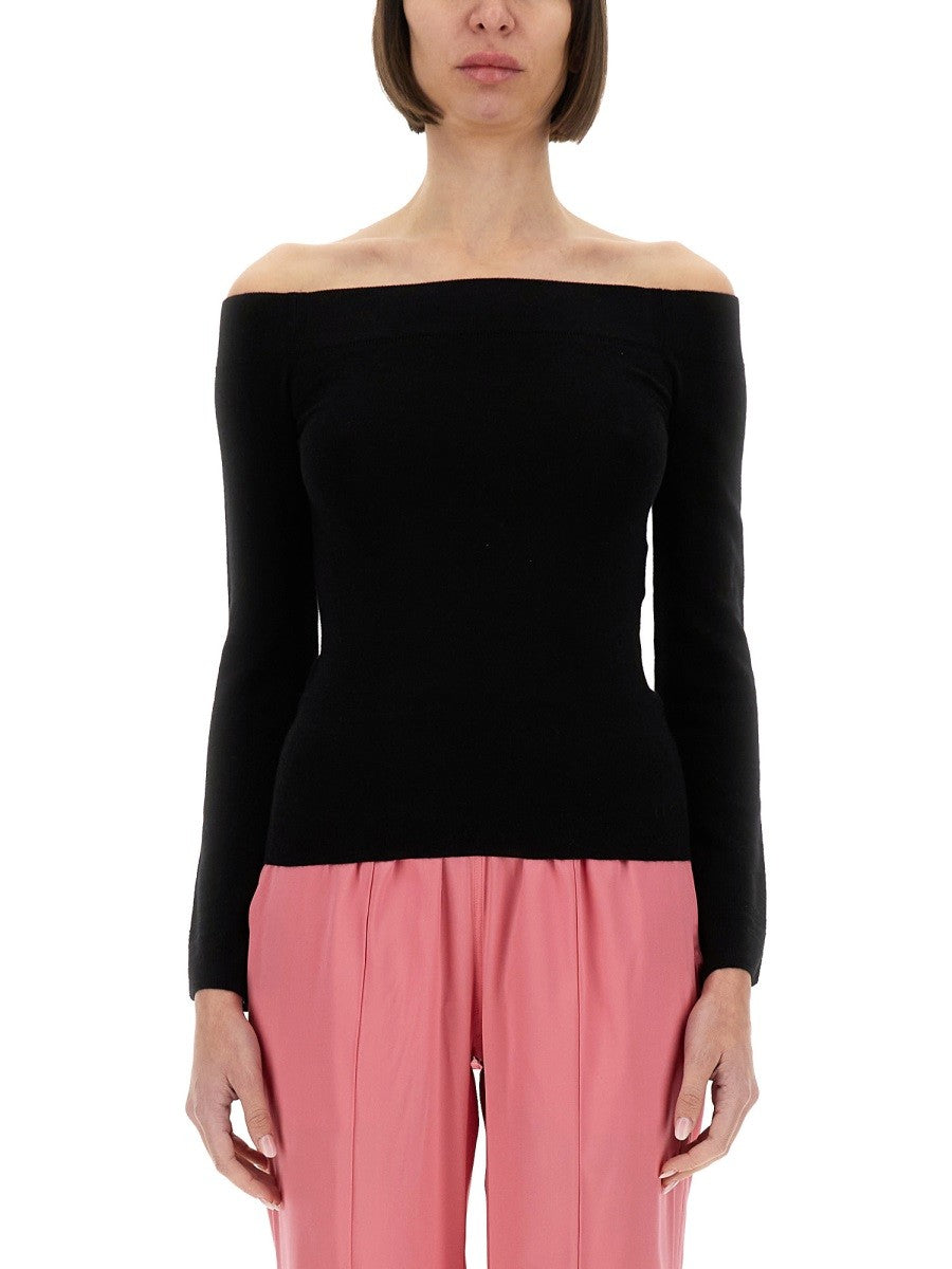 OFF THE SHOULDER KNIT TOP