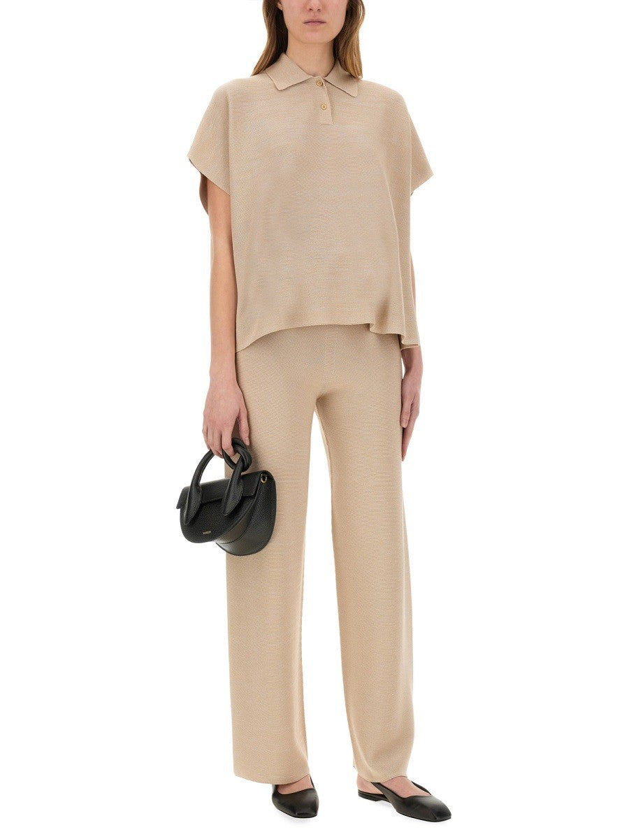 ORGANIC COTTON AND LUREX PANTS