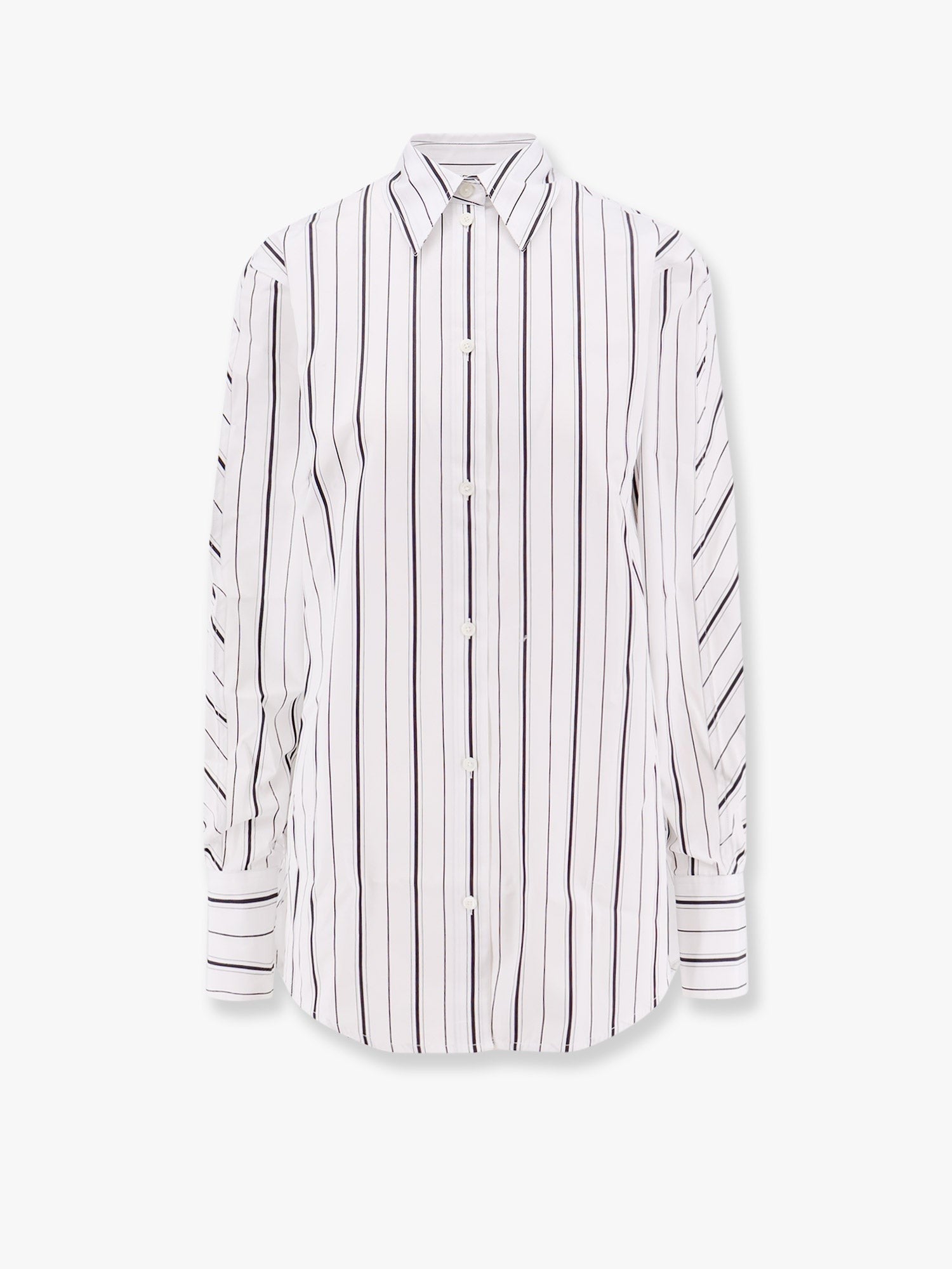 Chemise en coton bio à motif rayé