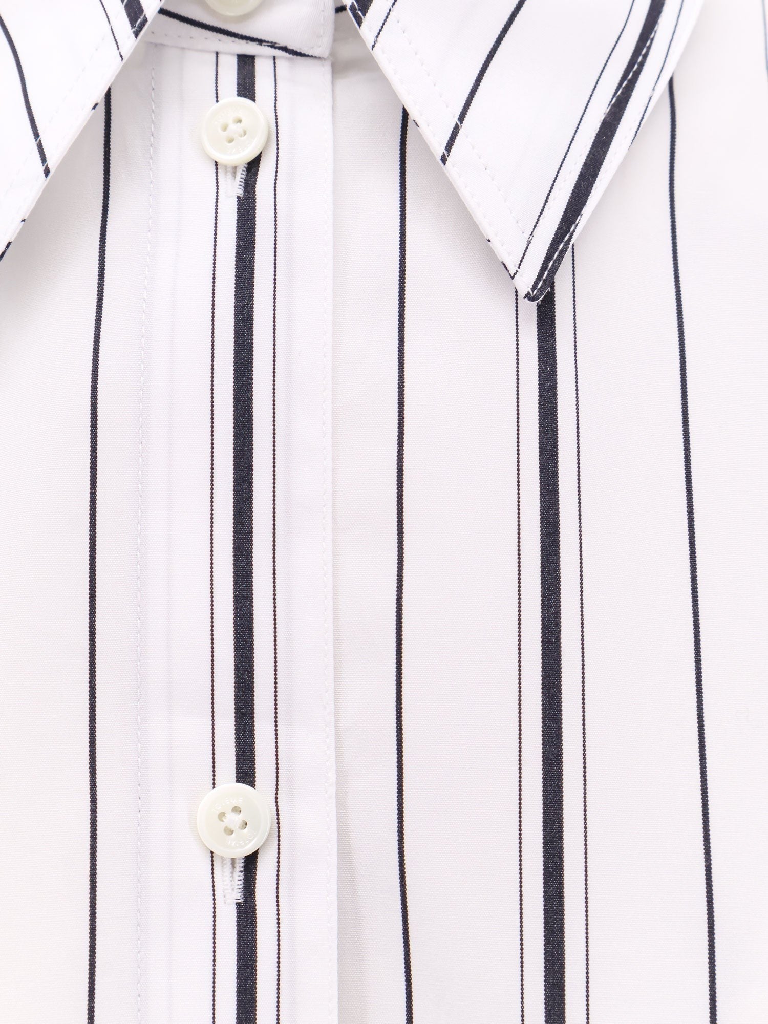 Chemise en coton bio à motif rayé