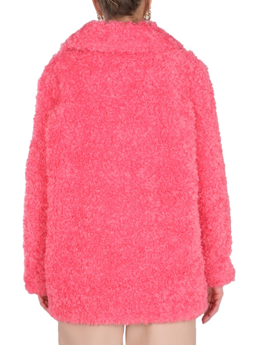 Front Hidden Button Oversize Coat