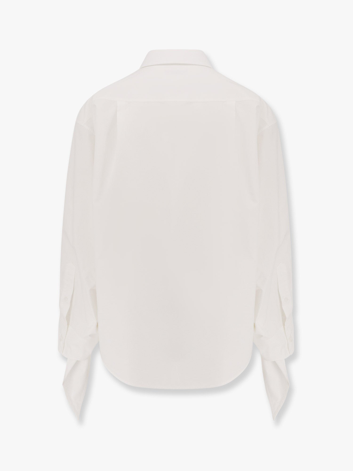 Chemise oversize en coton avec détails noués
