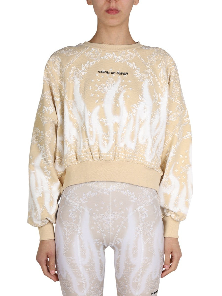 PAISLEY PATTERN SWEATSHIRT | Basement 88