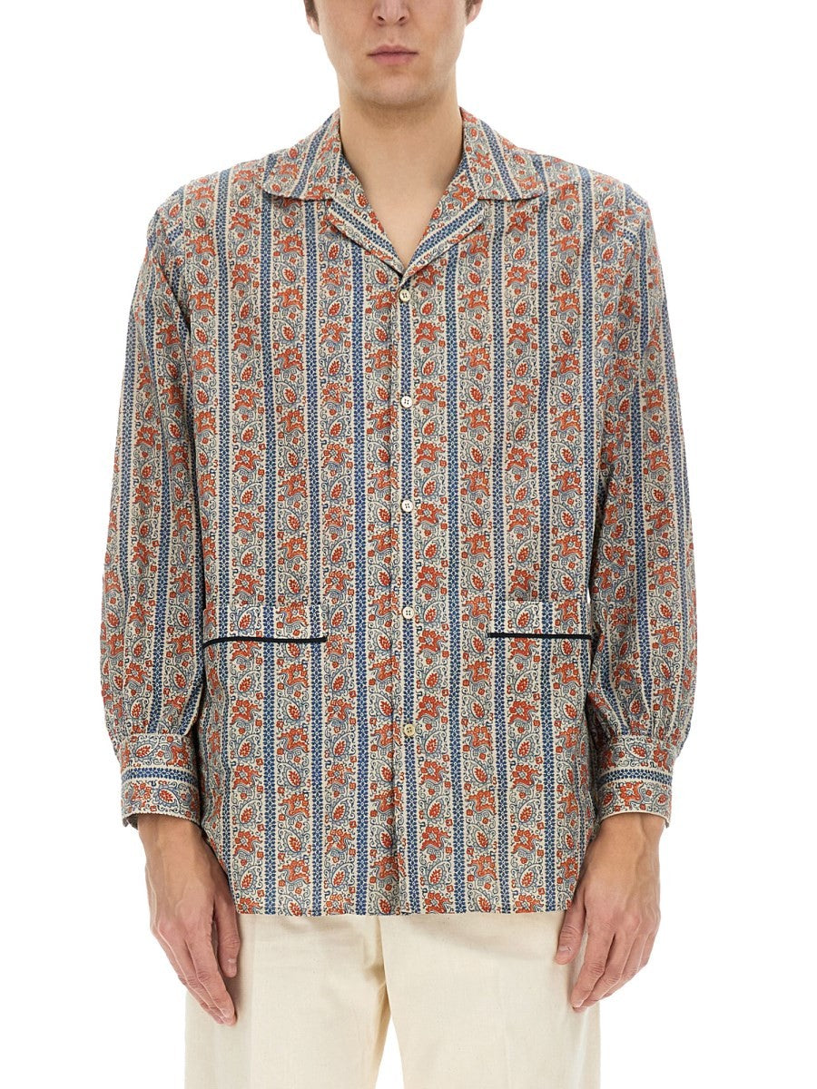 CHEMISE DE PYJAMA IMPRIMÉ VOYAGE IMAGINAIRE