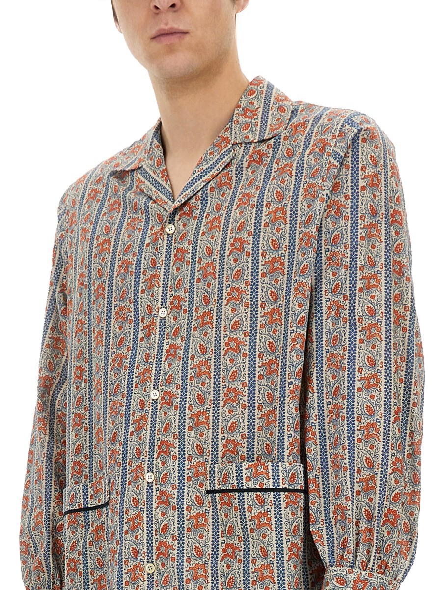 CHEMISE DE PYJAMA IMPRIMÉ VOYAGE IMAGINAIRE
