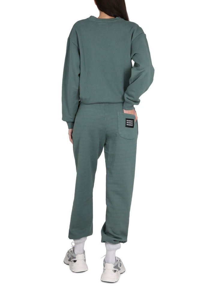 PANTS WITH APPLIED LOGO | Basement 88