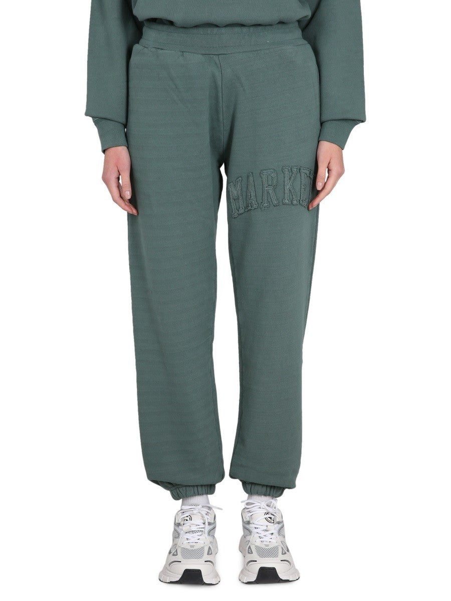 PANTS WITH APPLIED LOGO | Basement 88