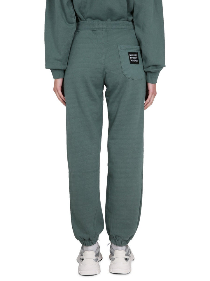PANTS WITH APPLIED LOGO | Basement 88