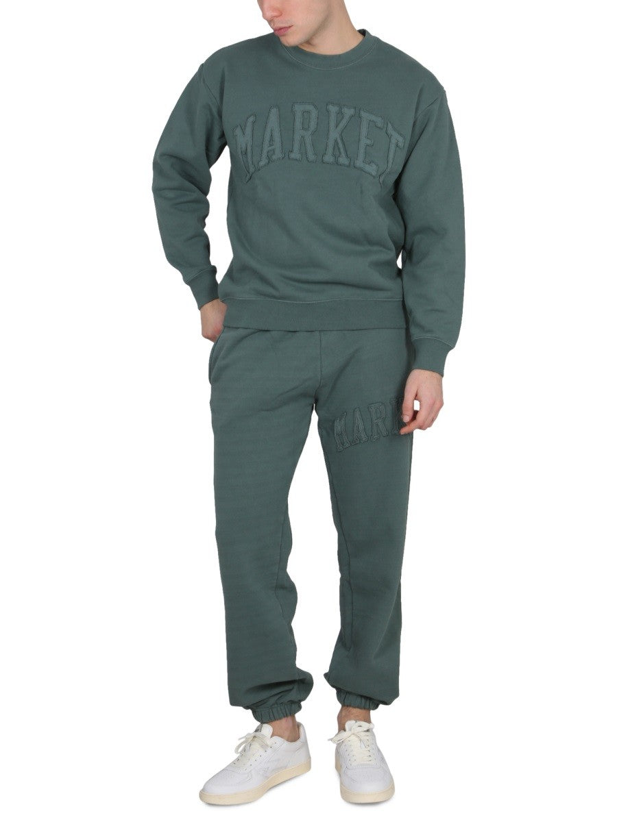 PANTS WITH APPLIED LOGO | Basement 88