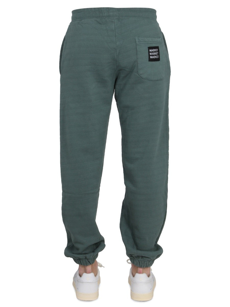 PANTS WITH APPLIED LOGO | Basement 88