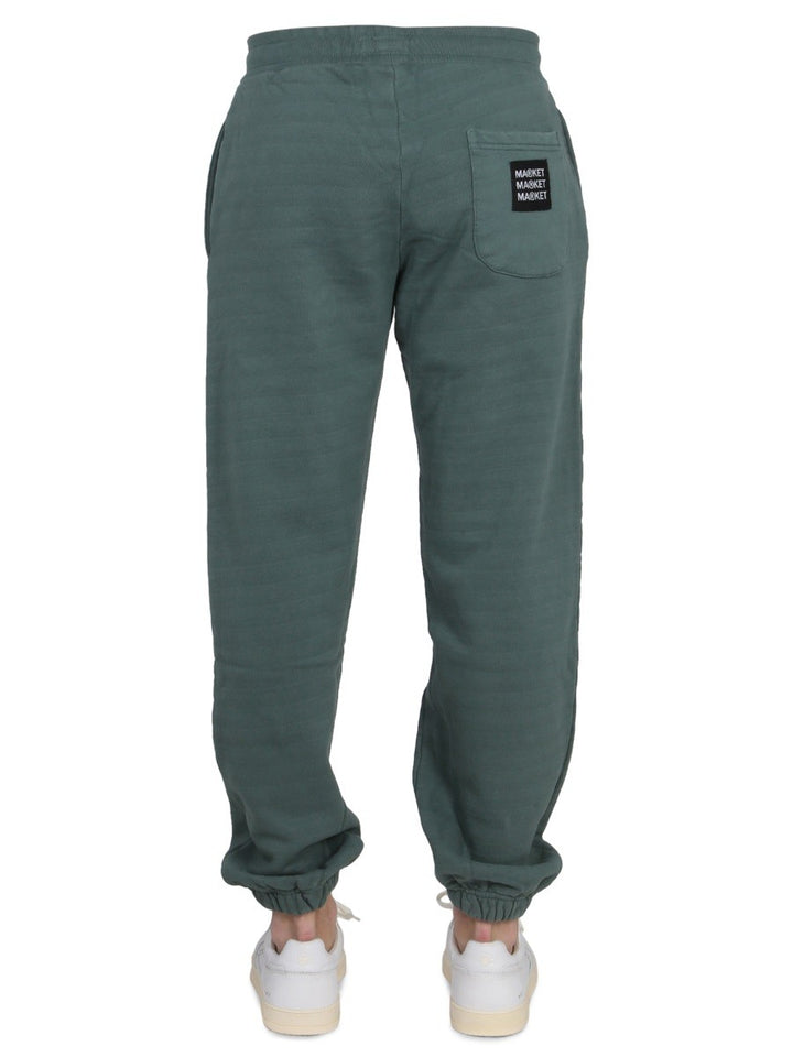 PANTS WITH APPLIED LOGO | Basement 88