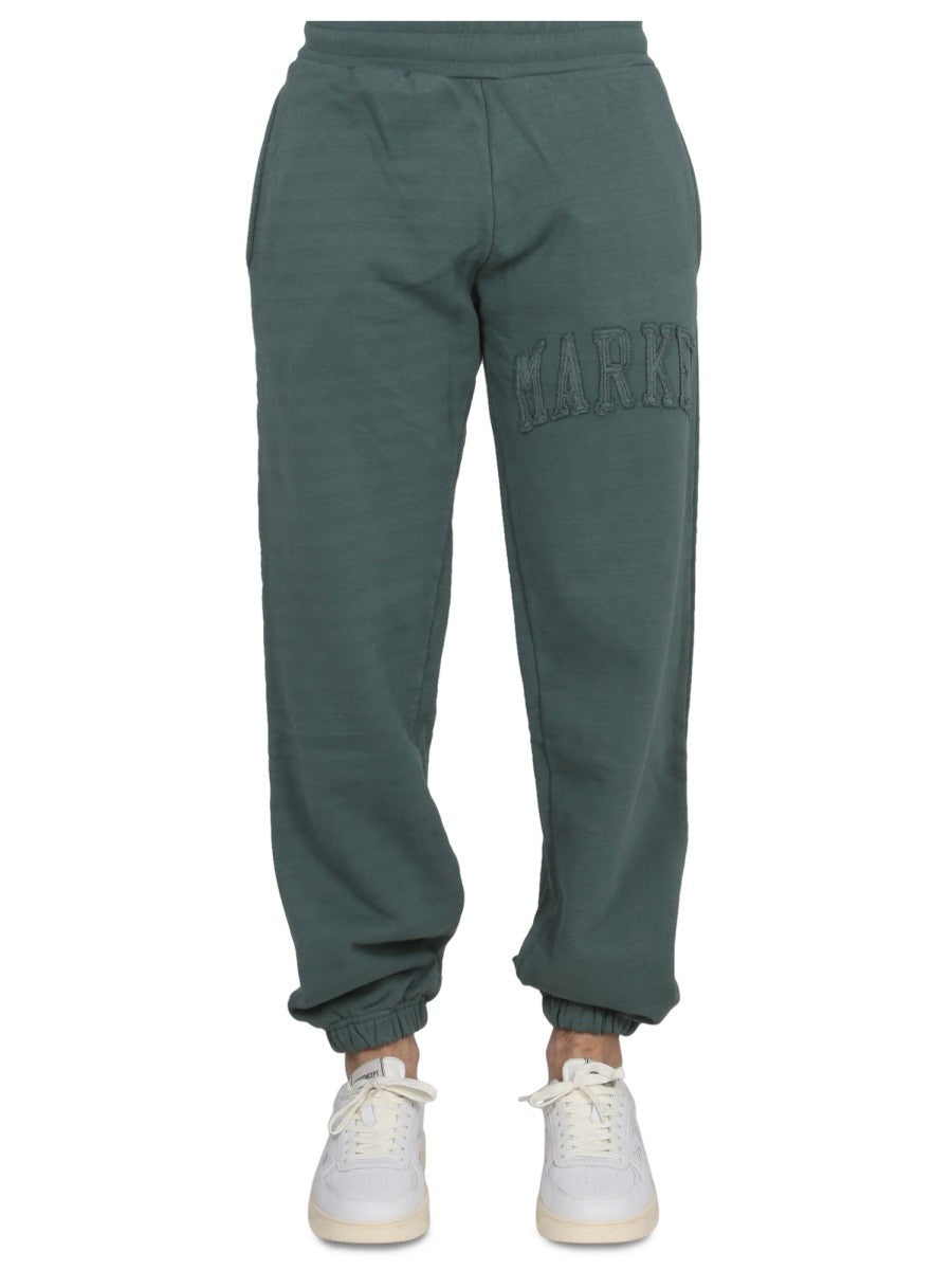 PANTS WITH APPLIED LOGO | Basement 88