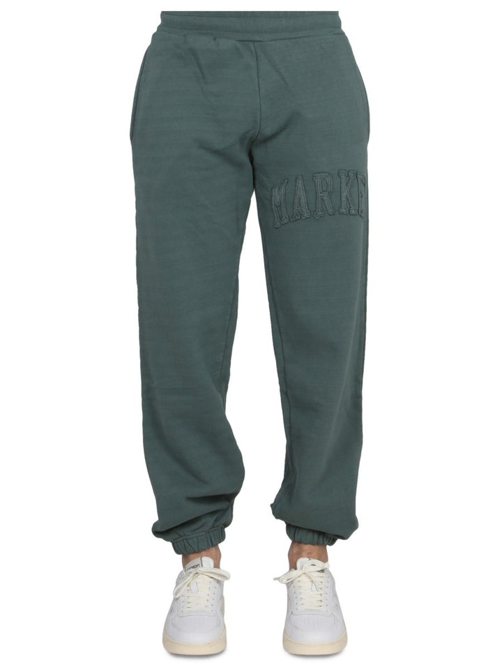 PANTS WITH APPLIED LOGO | Basement 88
