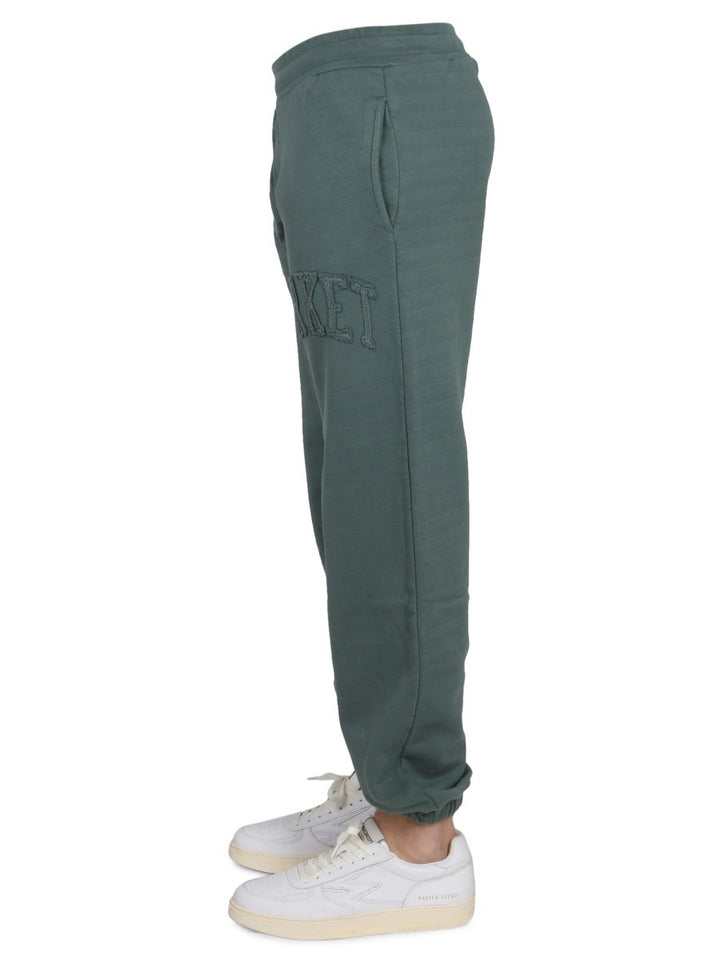 PANTS WITH APPLIED LOGO | Basement 88