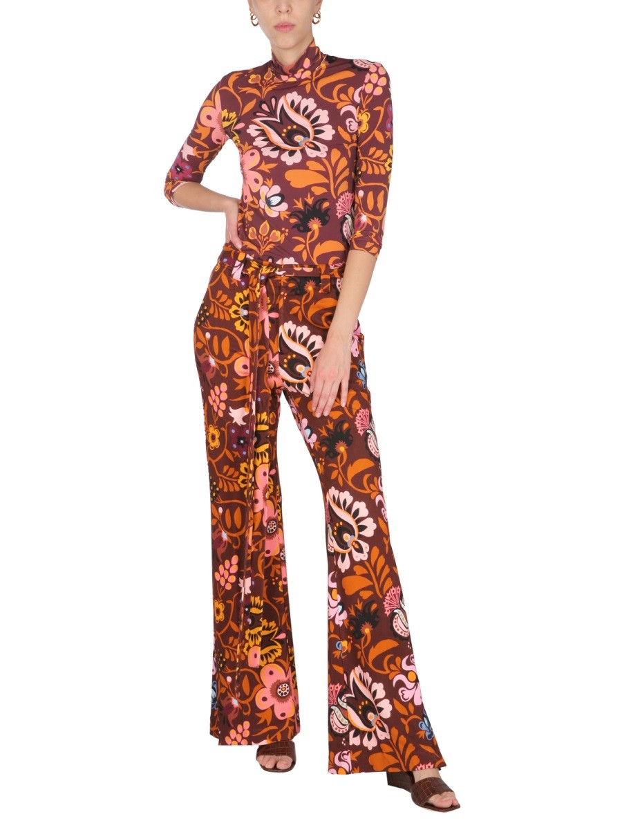 PANTS WITH SELVA PRINT