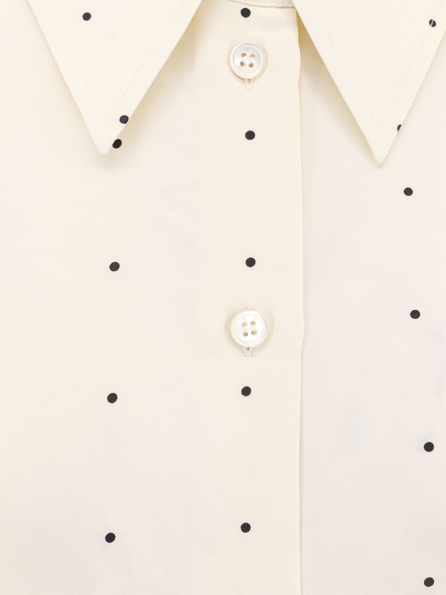 Polka-Dots Silk Shirt