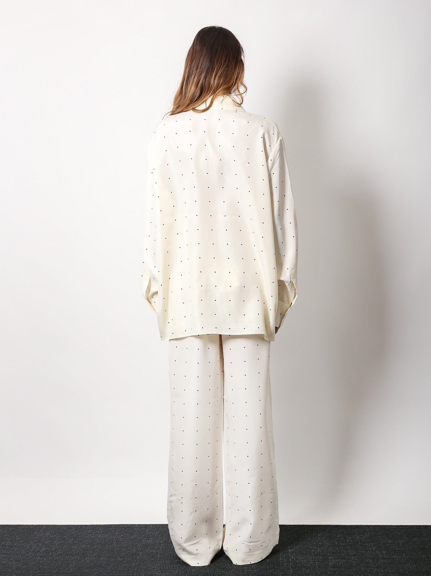 Polka-Dots Silk Shirt
