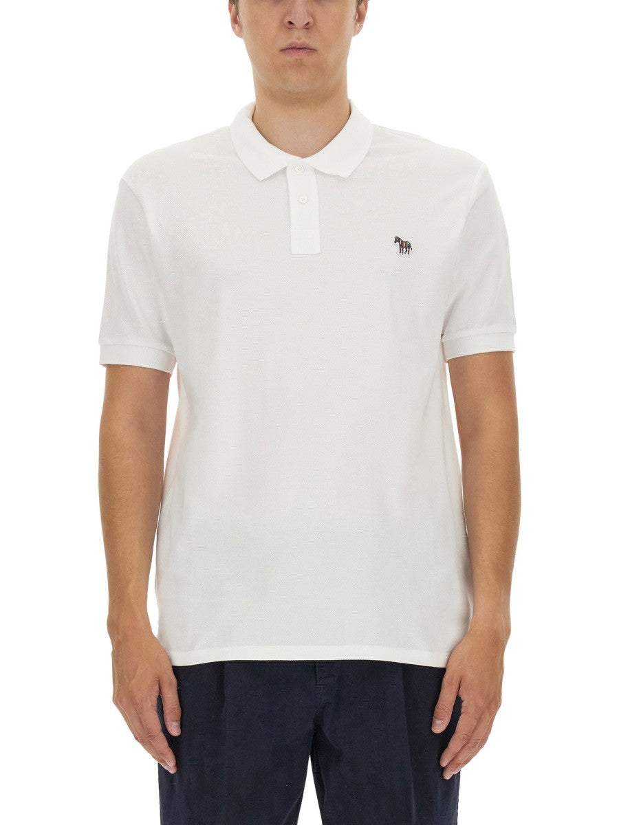 POLO SHIRT WITH ZEBRA PATCH
