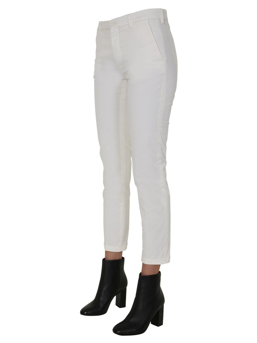 Zip And Button Closure Pooly / S Trousers
