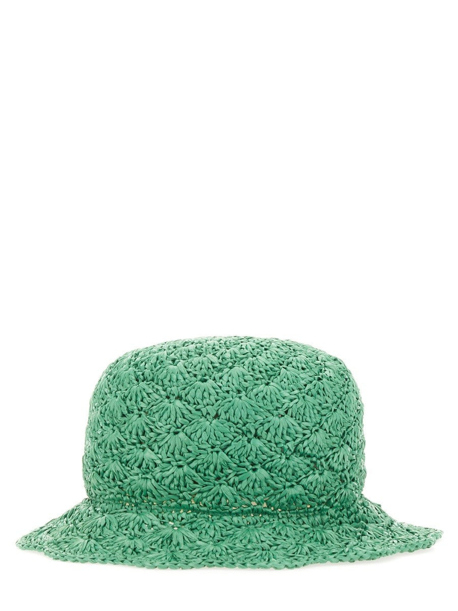 RAFFIA BUCKET HAT