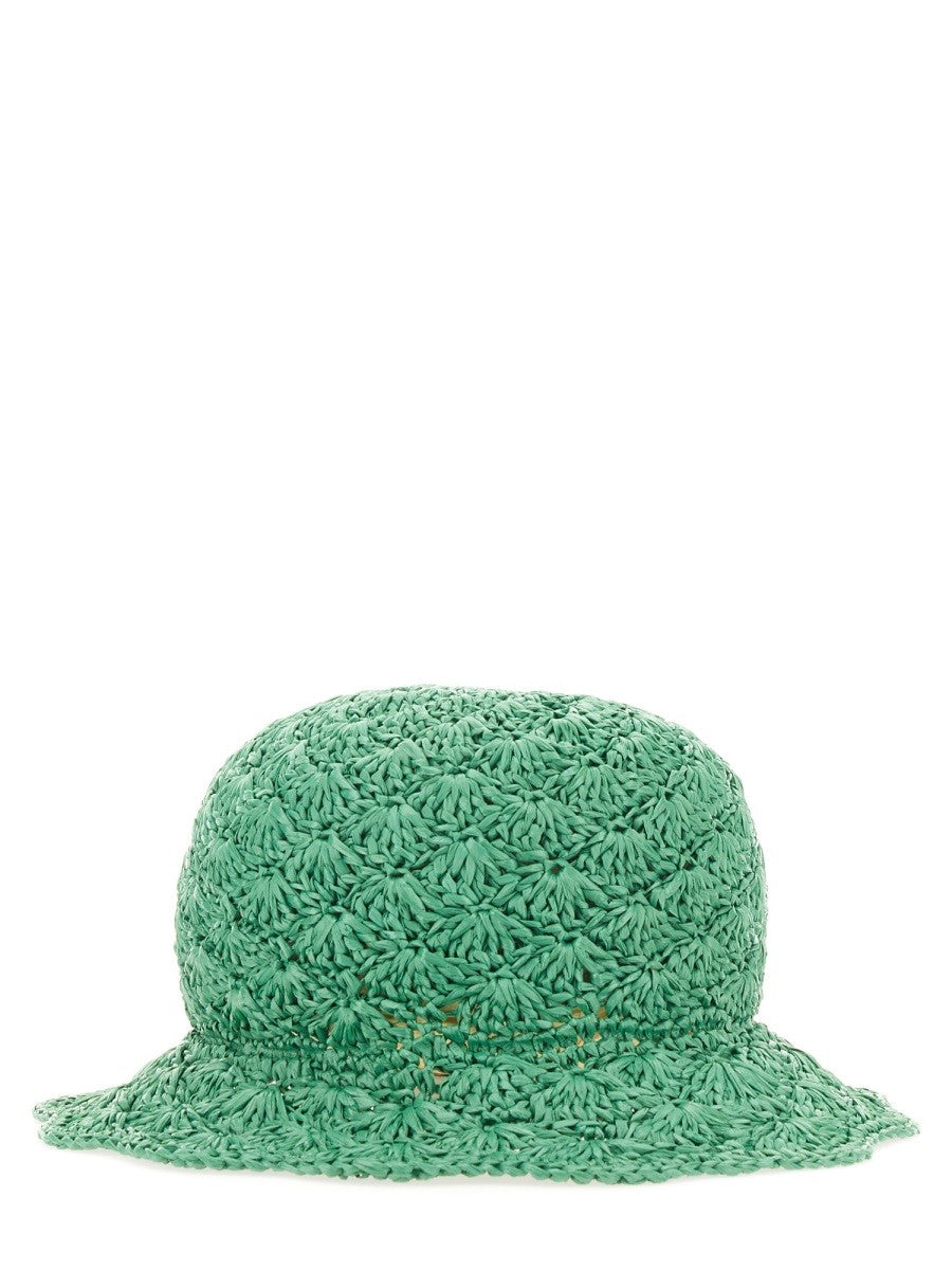 RAFFIA BUCKET HAT